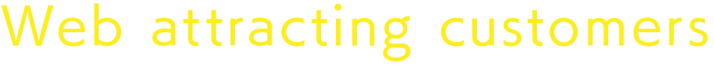 Web attracting customers