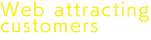 Web attracting customers